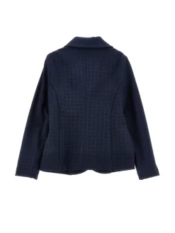 Giacca punto Milano glitter check