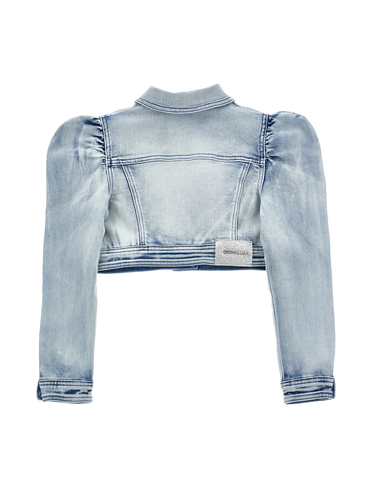 Giacchino denim con bottoni gioiello