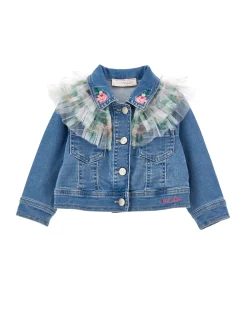 Giacchino denim con galette