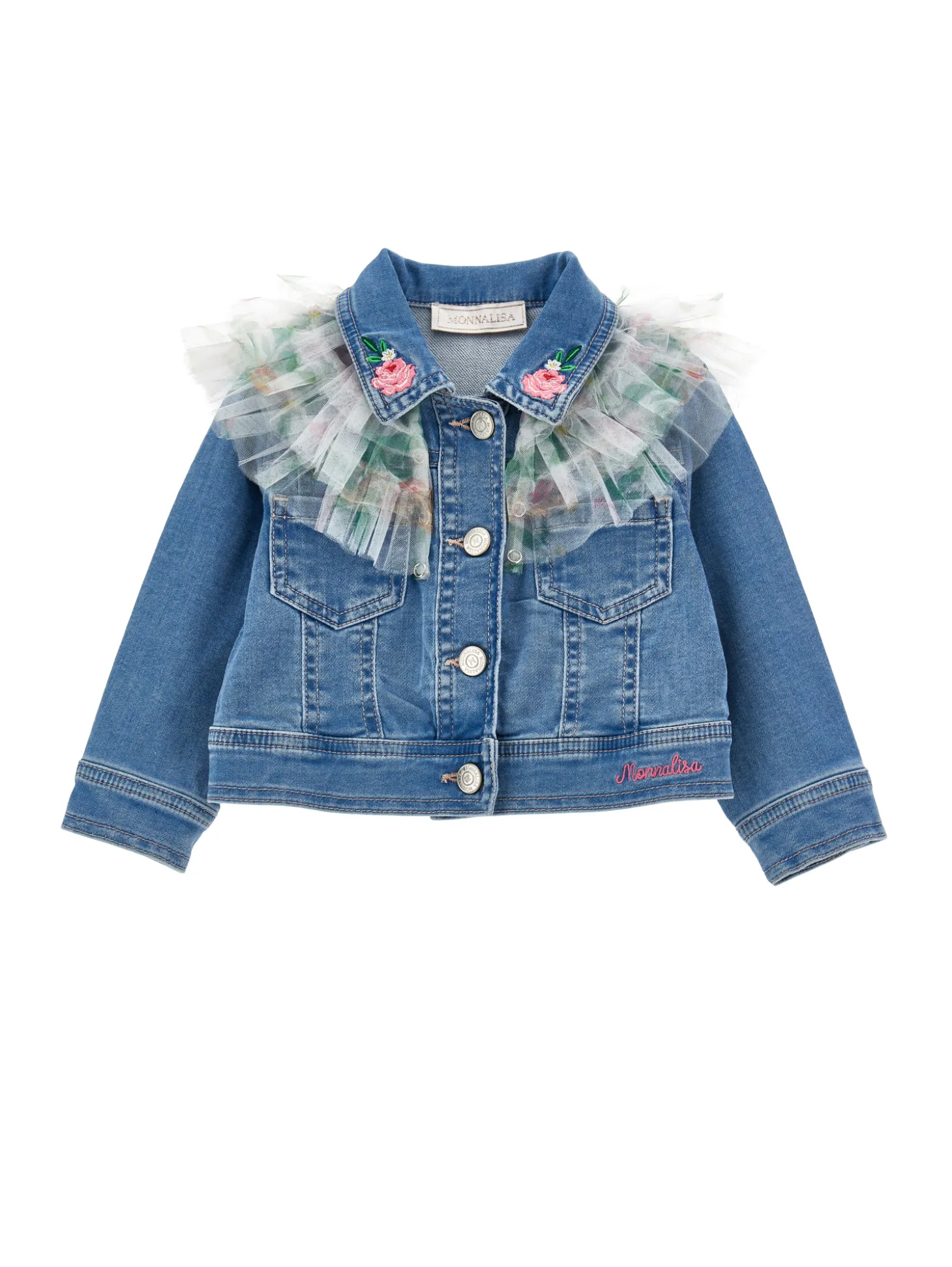 Giacchino denim con galette