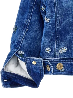 Giacchino jeans con peluche