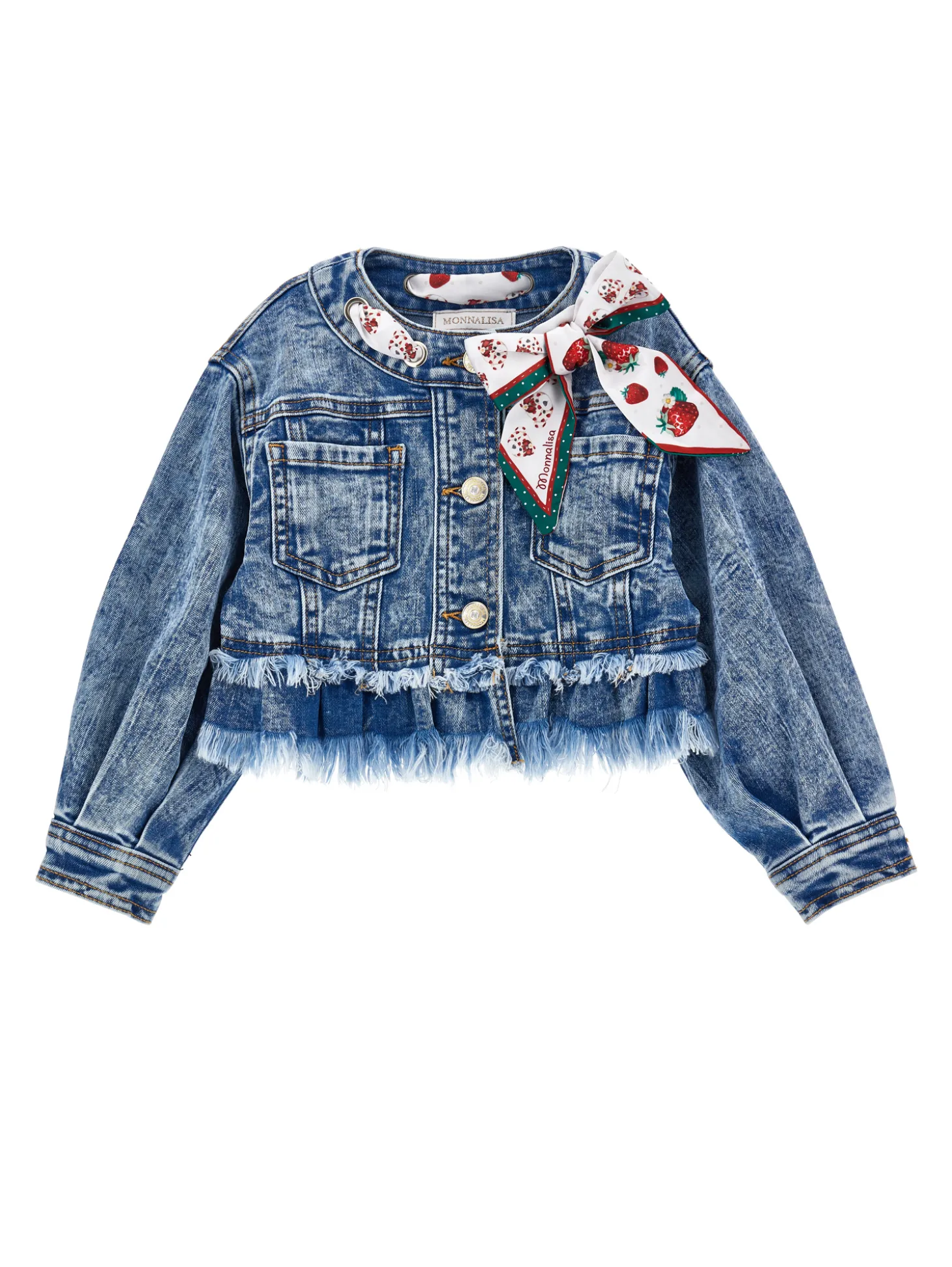 Giacchino jeans foulard