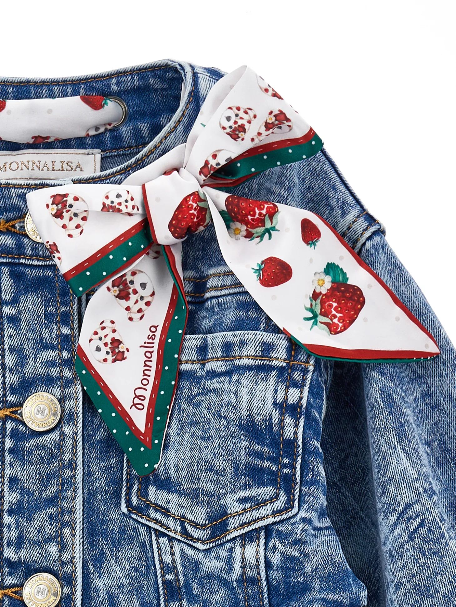 Giacchino jeans foulard