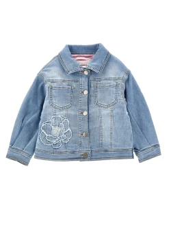 Giacchino jeans ricamato