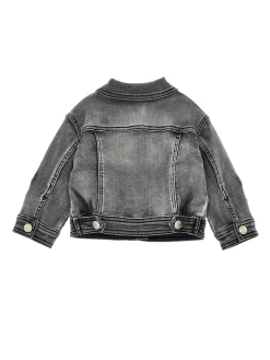 Giacchino jeans ricamato