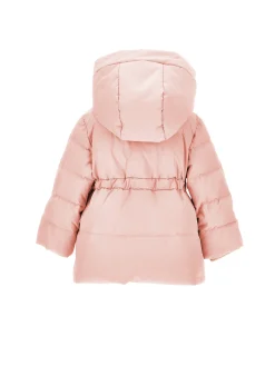 Giaccone lungo nylon vera piuma