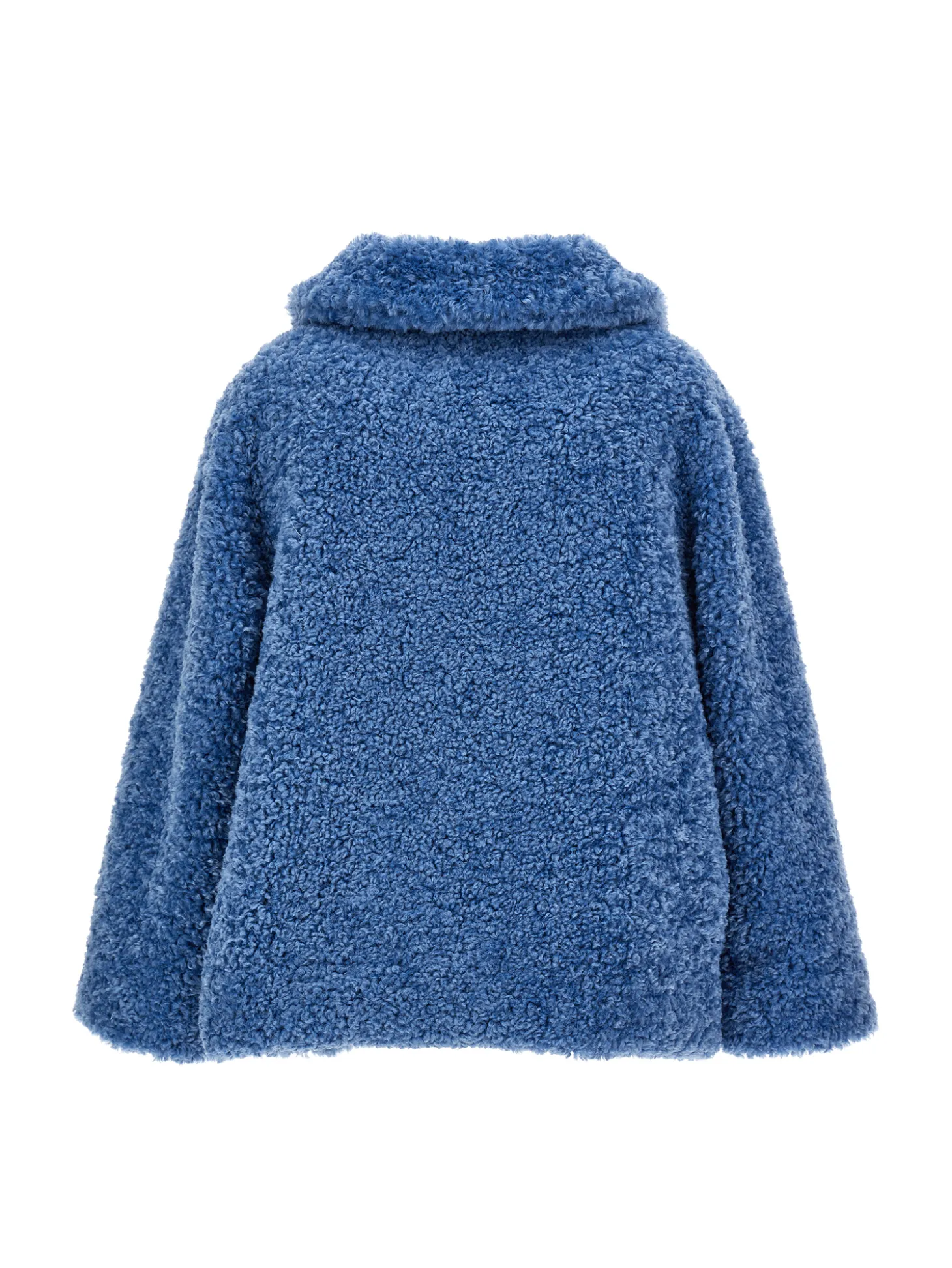 Giaccone peluche con tasche
