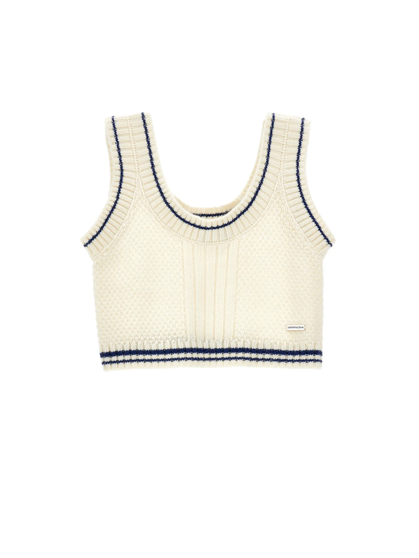 Gilet bicolor knitwear