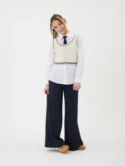 Gilet bicolor knitwear