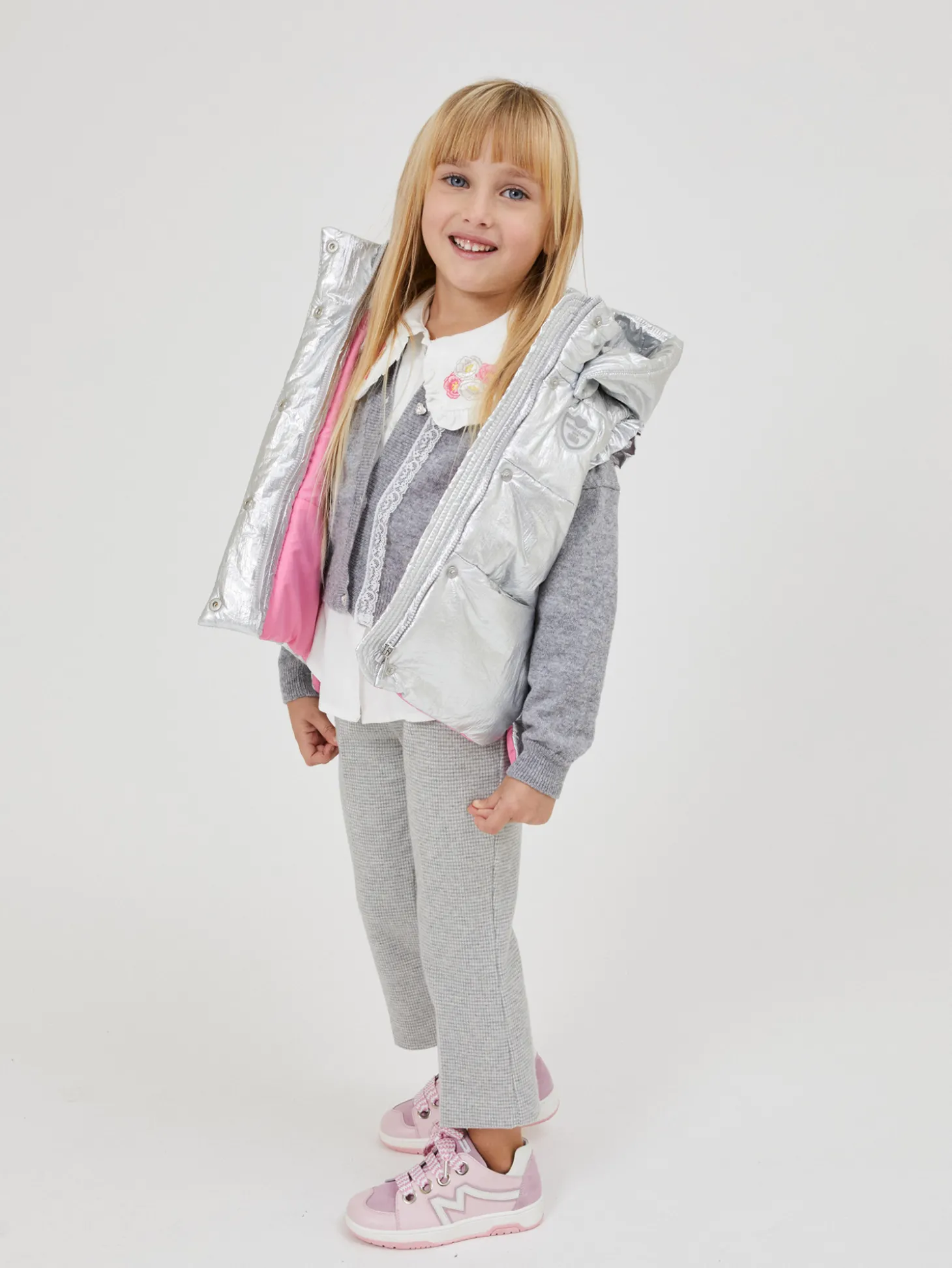 Gilet imbottito laminato