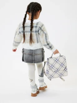Gonna corta denim cargo