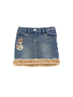 Gonna denim jacquard