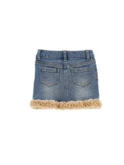 Gonna denim jacquard