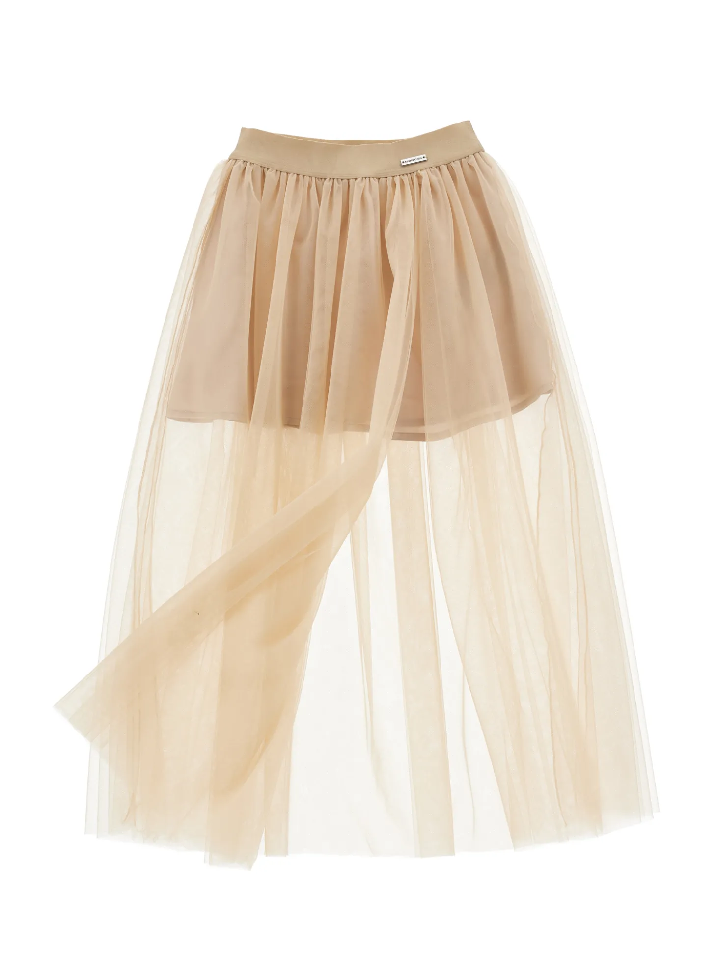 Gonna longuette tulle manoseta