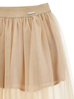 Gonna longuette tulle manoseta