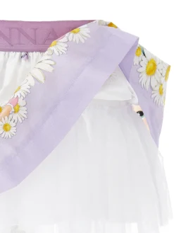 Gonna popeline Rapunzel e margherite