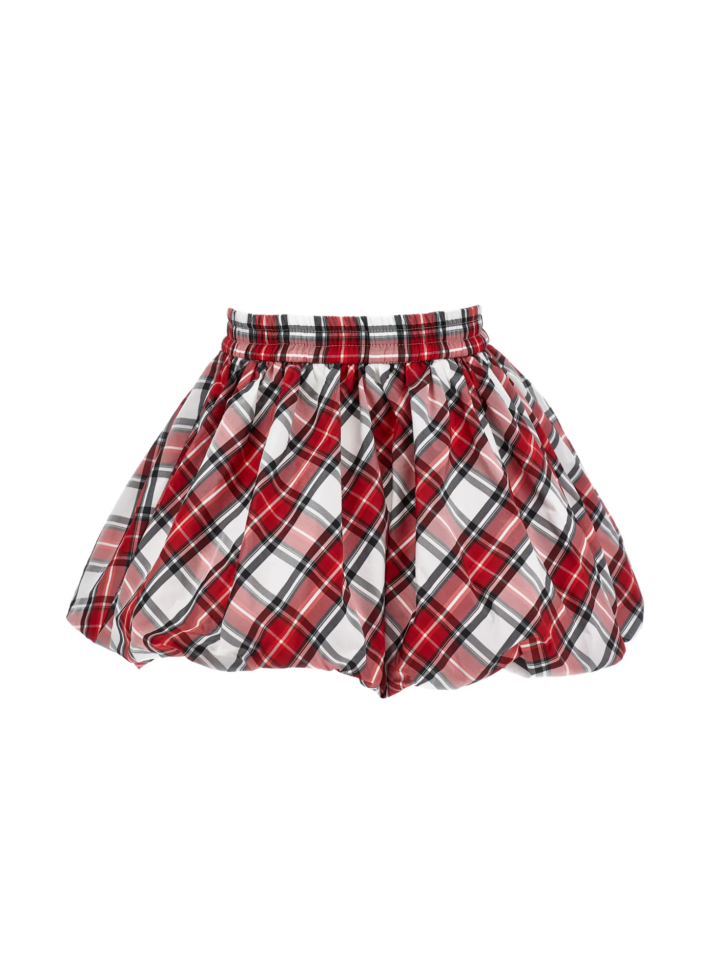 Gonna taffet&agrave; tartan