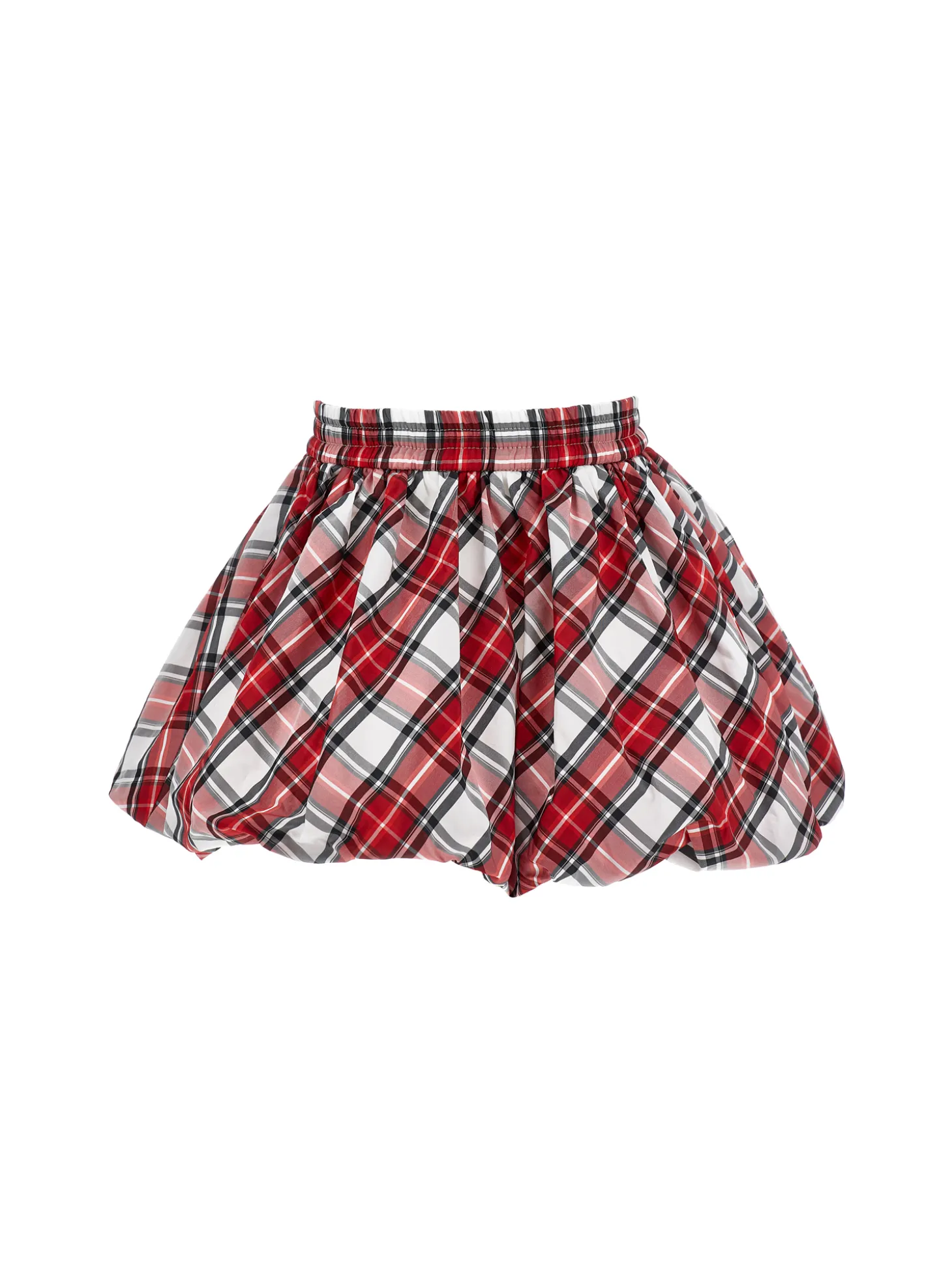 Gonna taffet&agrave; tartan