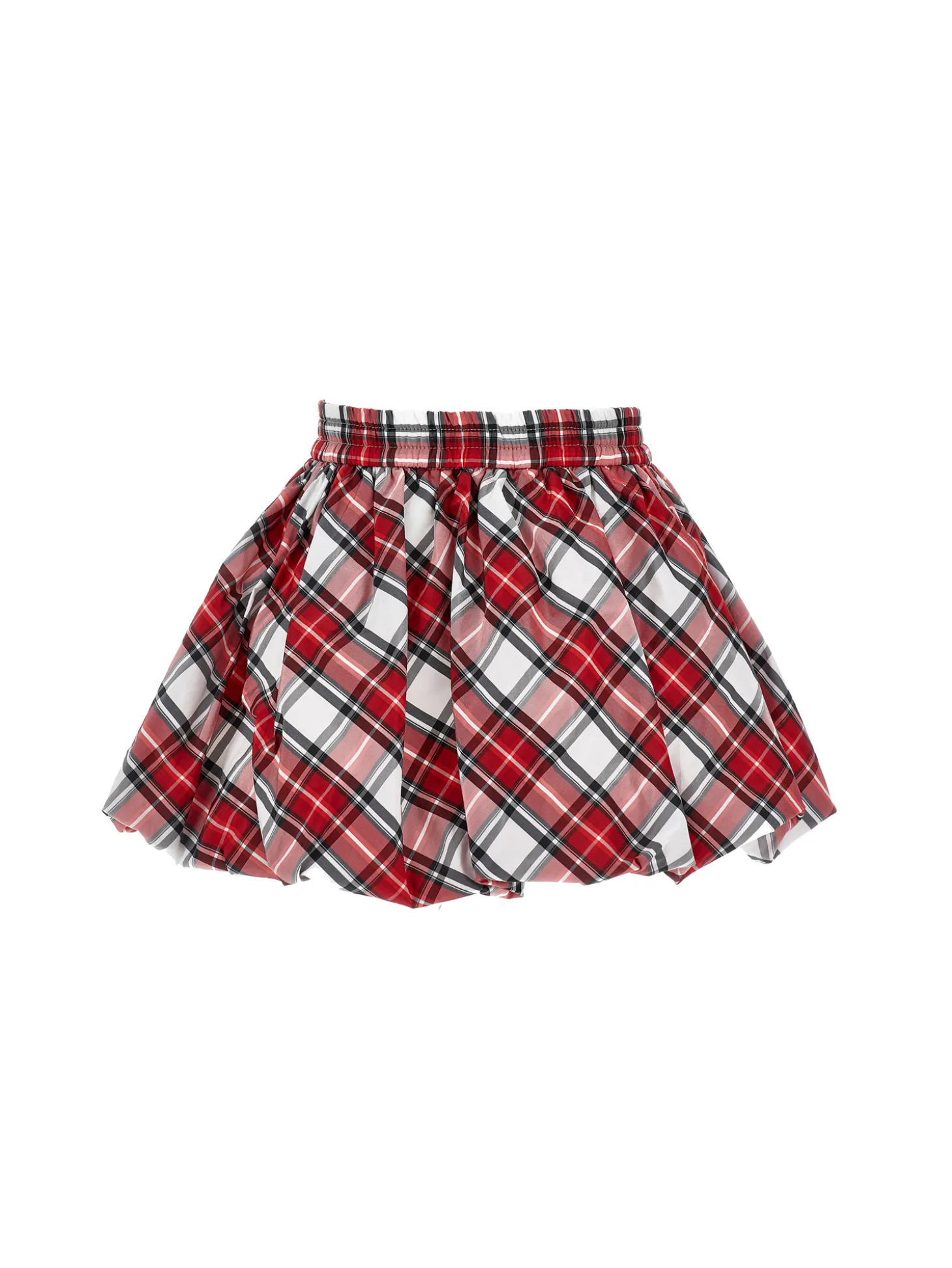 Gonna taffet&agrave; tartan