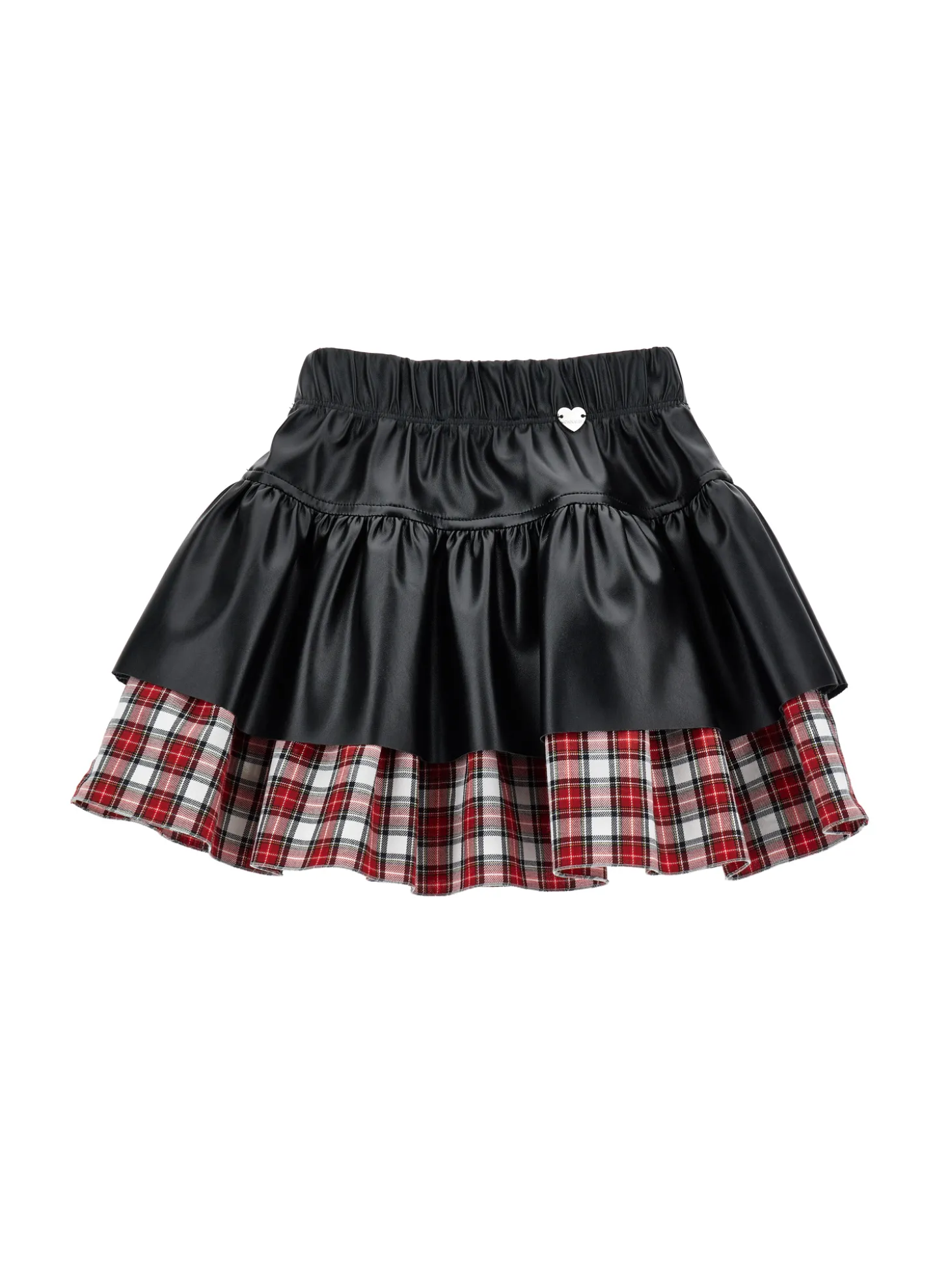 Gonna tessuto spalmato tartan