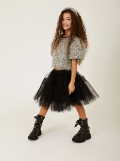 Gonna tulle a ruota
