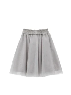 Gonna tulle glitter con fiocchi
