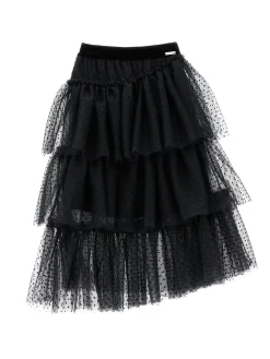 Gonna tulle longuette