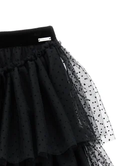 Gonna tulle longuette