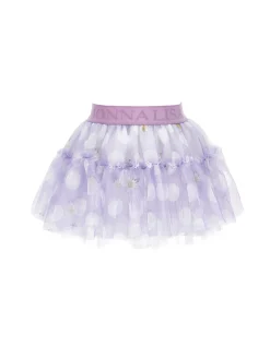 Gonna tulle pois e margherite
