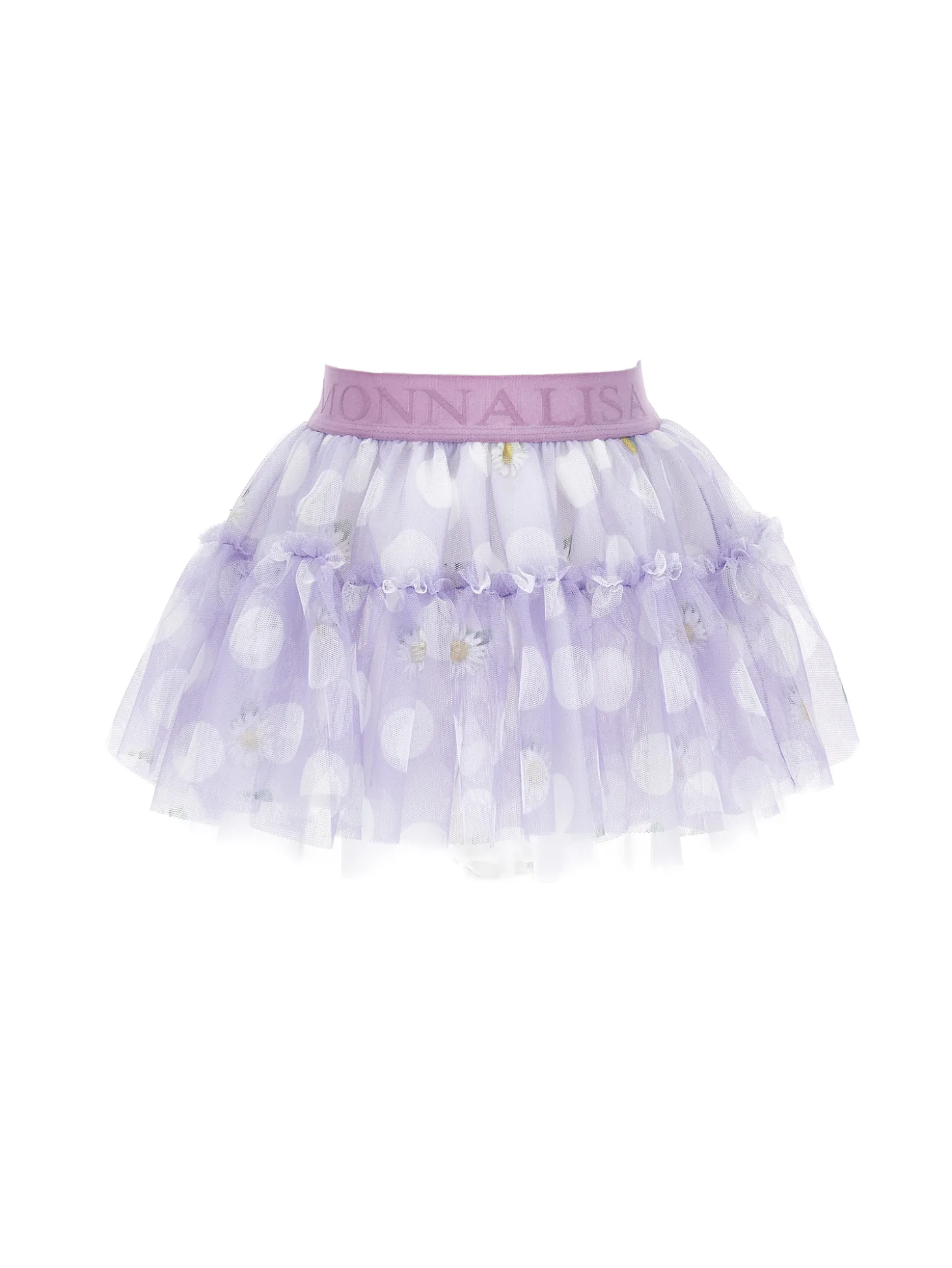 Gonna tulle pois e margherite