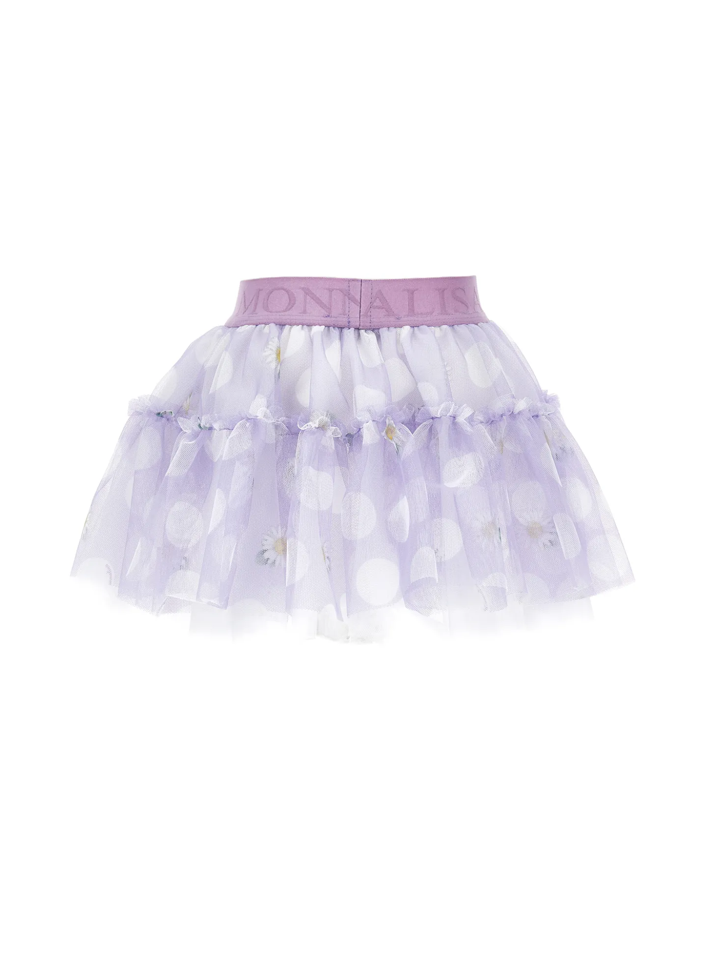 Gonna tulle pois e margherite