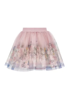 Gonna tulle rose barocche