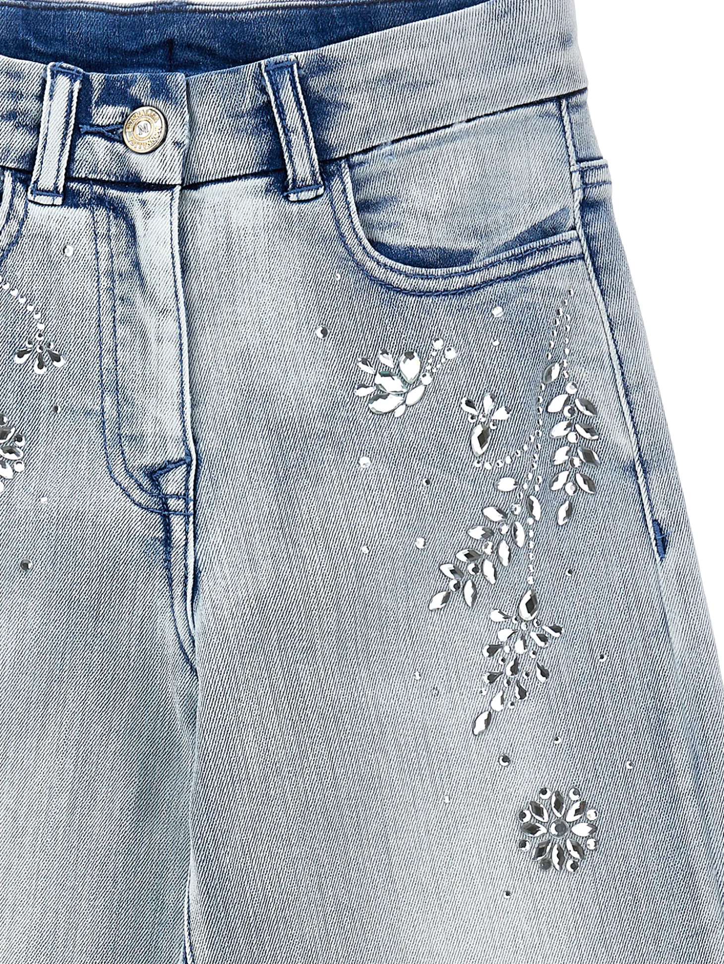 Jeans cinquetasche gioiello