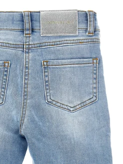 Jeans cinquetasche ricamato