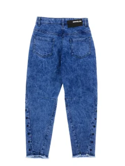 Jeans cinquetasche ricamato