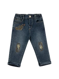 Jeans con risvolto