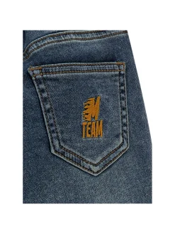 Jeans con risvolto