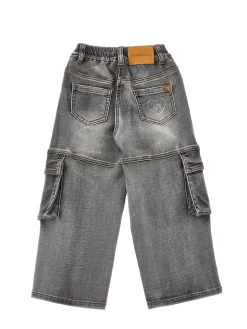 Jeans denim cargo