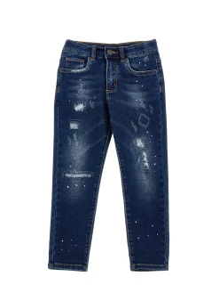 Jeans denim effetto vintage