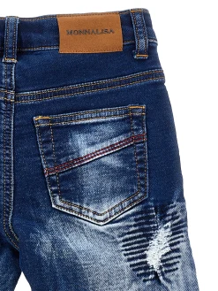 Jeans denim fleece