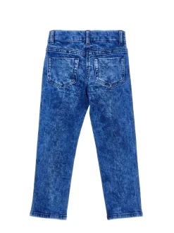 Jeans denim ricamati