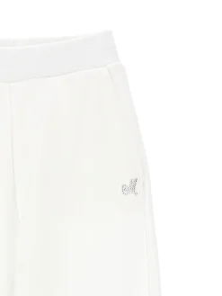 Jogger felpa e tulle