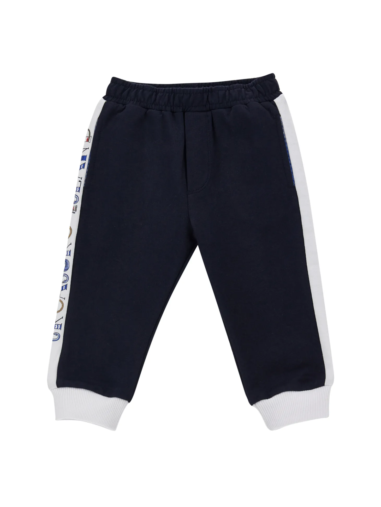 Jogger felpa effetto spugna
