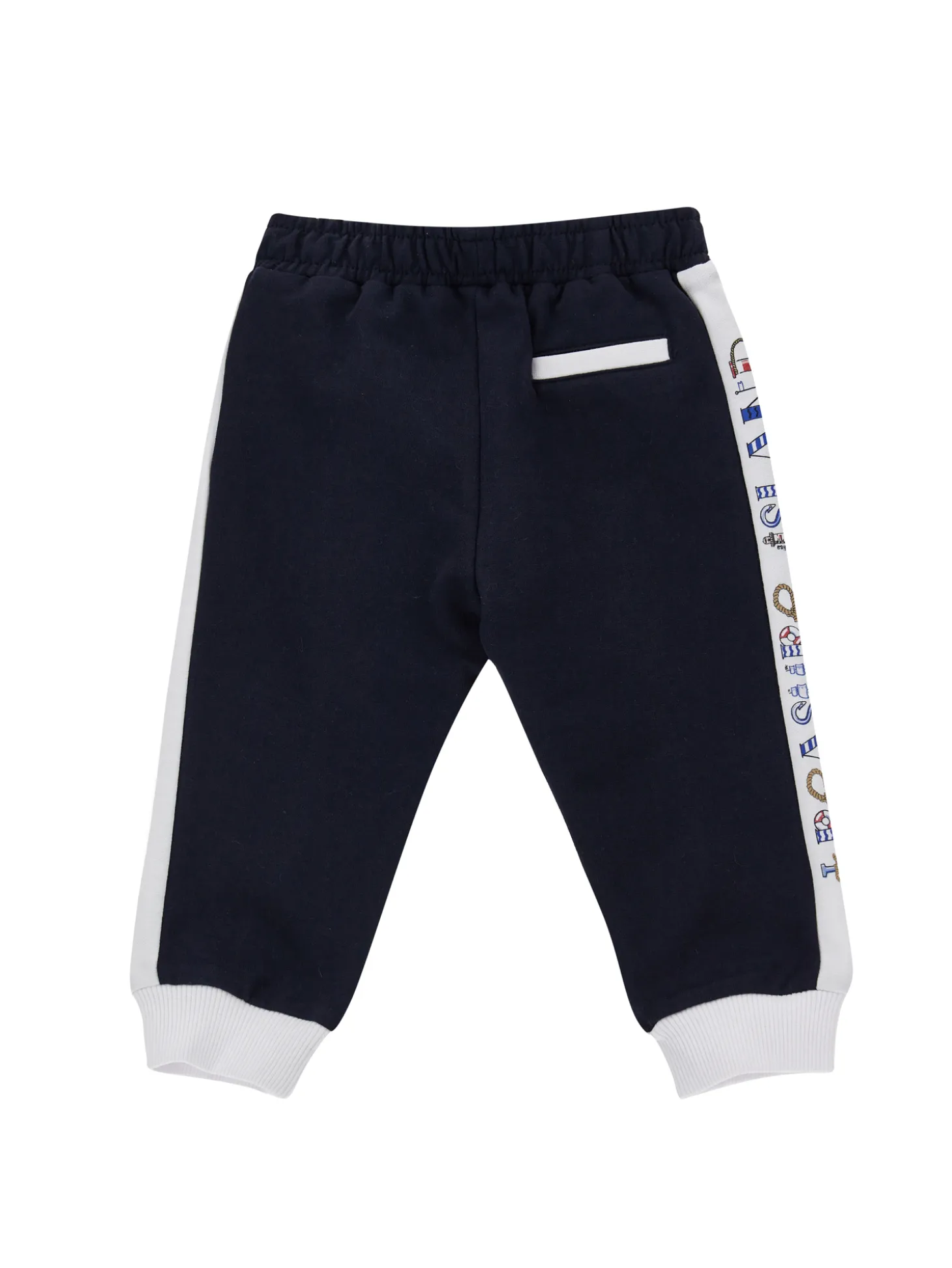 Jogger felpa effetto spugna