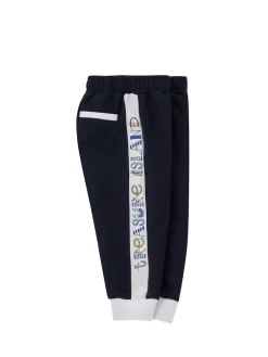 Jogger felpa effetto spugna