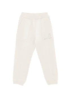 Jogger felpa pesante con strass