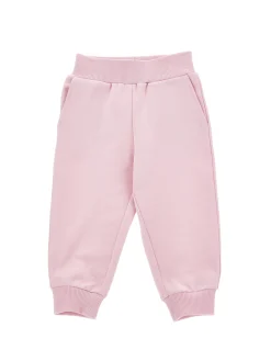 Jogger in felpa con tasca a cuore
