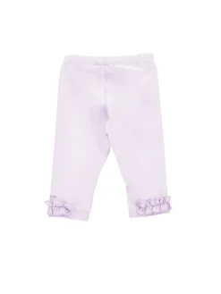 Leggings cotone con rouches