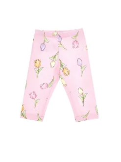 Leggings cotone tulipani