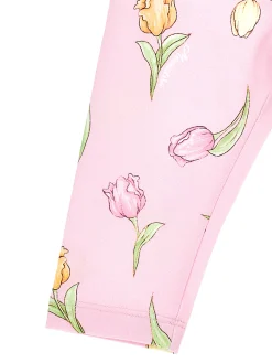 Leggings cotone tulipani